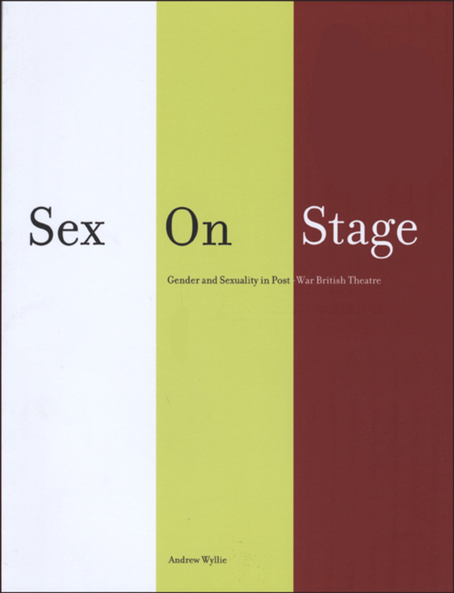Cover image for Sex on Stage ISBN 9781841502922